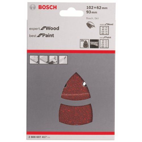 Bild på Bosch Slippapper 102x62x93 Mix