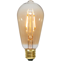 Bild på LED-LAMPA E27 ST64 PLAIN AMBER