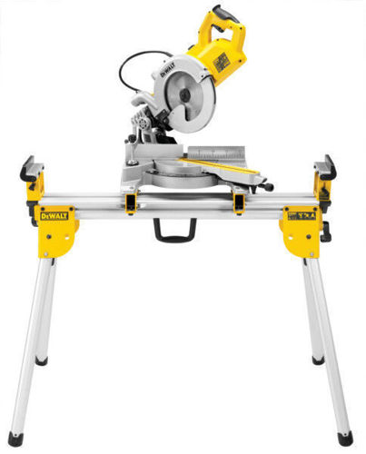 Bild på Dewalt DWS777-QS XPS + DE7033-XJ Kap/geringssåg med sågbänk