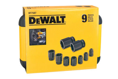 Dewalt DT7507 Krafthylssats 9 Delar