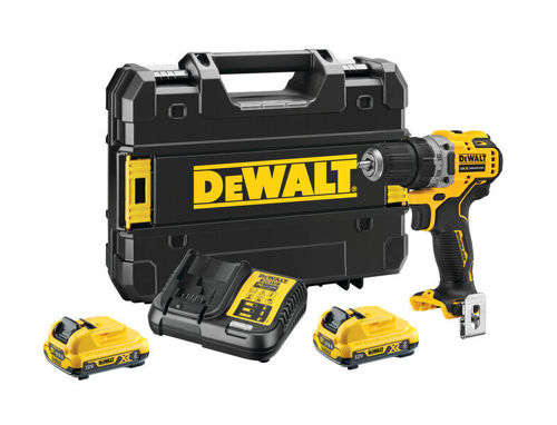 Bild på Dewalt DCD701D2-QW 12V XR Borr-/Skruvdragare KOMPAKT (2 X 2,0AH)