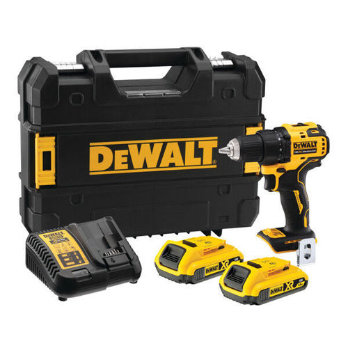Bild på Dewalt DCD708D2T-QW 18V XR Kolborstfri Borr-/Skruvdragare KOMPAKT (2 X 2,0AH)
