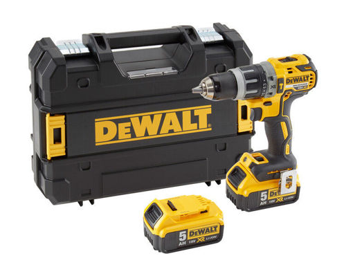 Bild på Dewalt DCD796P2 -QW 18V XR Kolborstfri Slagborrmaskin/Skruvdragare - 2 X 5,0AH