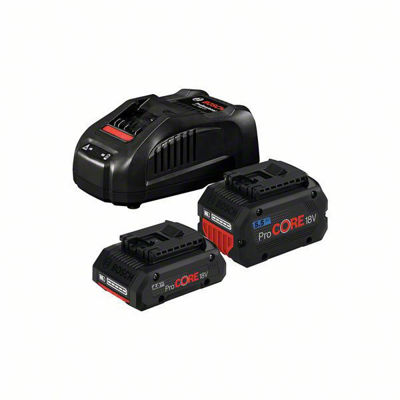 BOSCH 1 x ProCORE18V 4.0Ah + 1 x ProCORE18V 5.5Ah + GAL 1880 CV