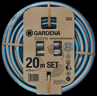 GARDENA EcoLine Slang 13 mm (1/2"), 20 m, med systemdelar 18931-24