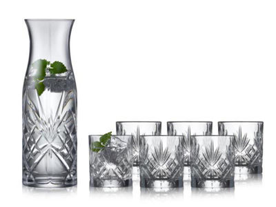 Lyngby Glas Krystal Melodia Karaffset 7 delar