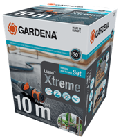 Bild på GARDENA Textilslang Liano™ Xtreme 10 m med adapter för inomhuskran Set 18490-20