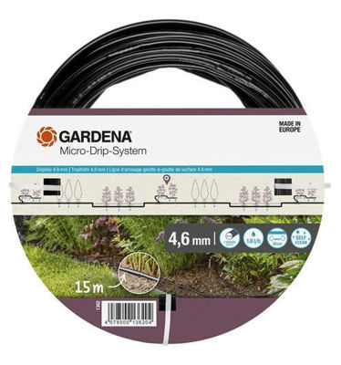 GARDENA Micro-Drip Droppslang 4,6 mm, 3/16" (15 m) 1362-20