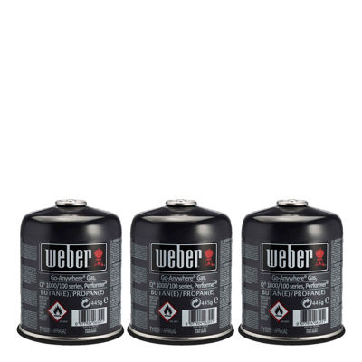 Weber® Engångs gasolflaska 445 gr. 3-pack