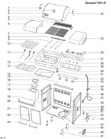 Bild på Weber® Crossoverrör - Genesis 300-serien (2011-) 310/320 Nr.8
