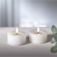 Bild på LED Värmeljus 2-pack FLAMME FLOW Höjd 7 cm