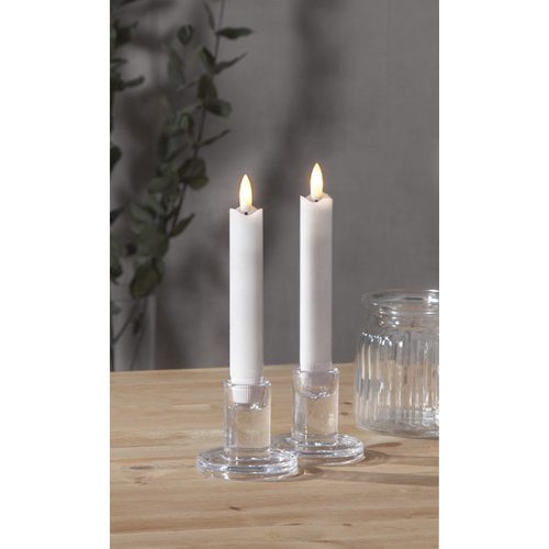 Bild på LED Antikljus 2-pack Flamme Rustic 15 cm