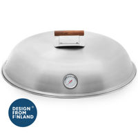 Bild på MUURIKKA Lock med termometer Rostfritt 78 cm