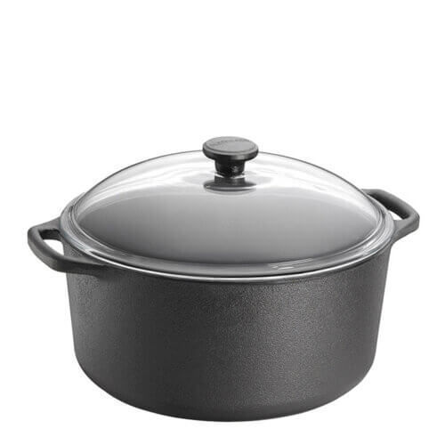Bild på Gryta rund 7,0 liter med glaslock